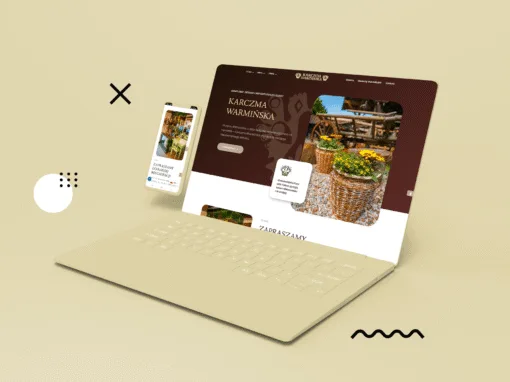 Strona główna 21 Strona internetowa dla Restauracji Karczma Warmińska