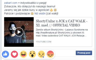 Reakcje, czyli Like na&nbsp;sterydach