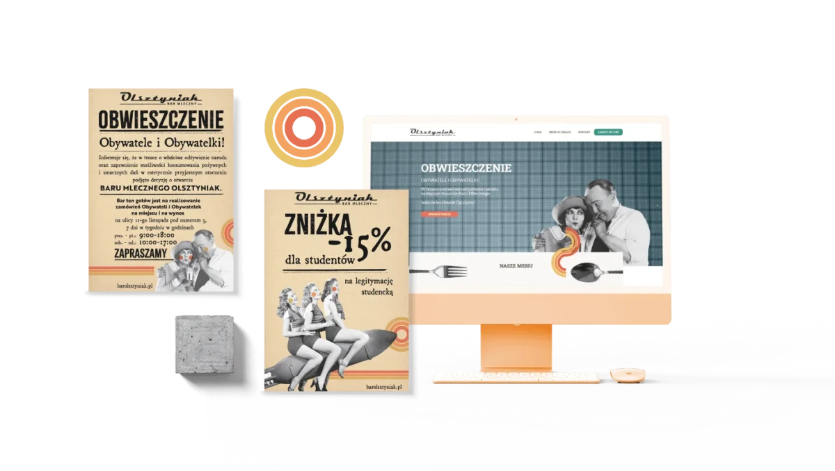 Bar Mleczny Olsztyniak - otwarcie, o którym mówiło całe miasto 3 Olsztyniak Brand