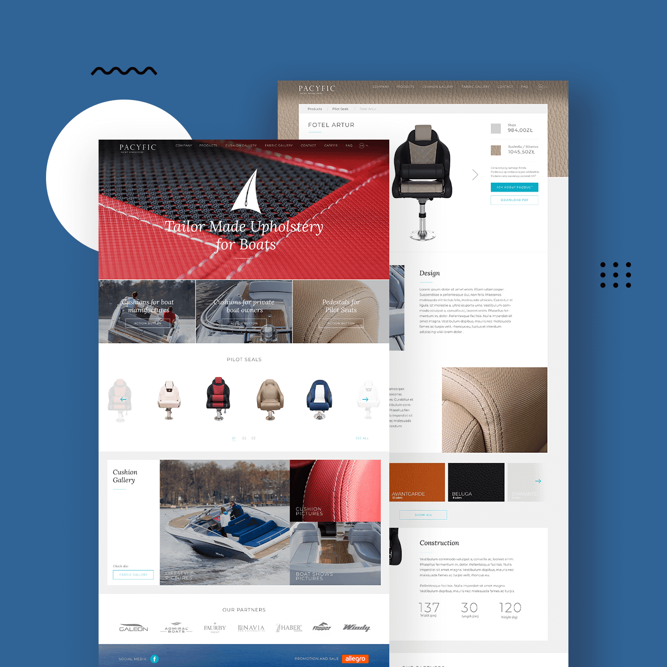 pacyfic 2 PACYFIC tapicerki i fotele jachtowe 1